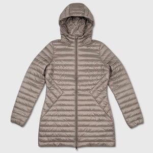 32 Degrees Long Quilted Packable Down Jacket - NWT Womens Medium - #48359-A9